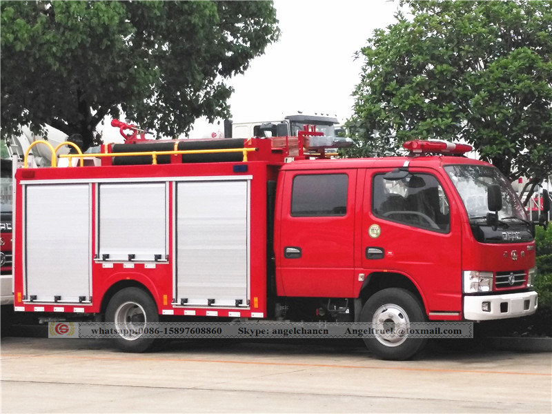 Fire and rescue tank truck